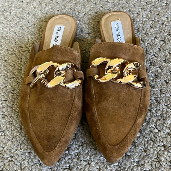 Steve Madden slip on shoes leather size 7m - Picture 1 of 7